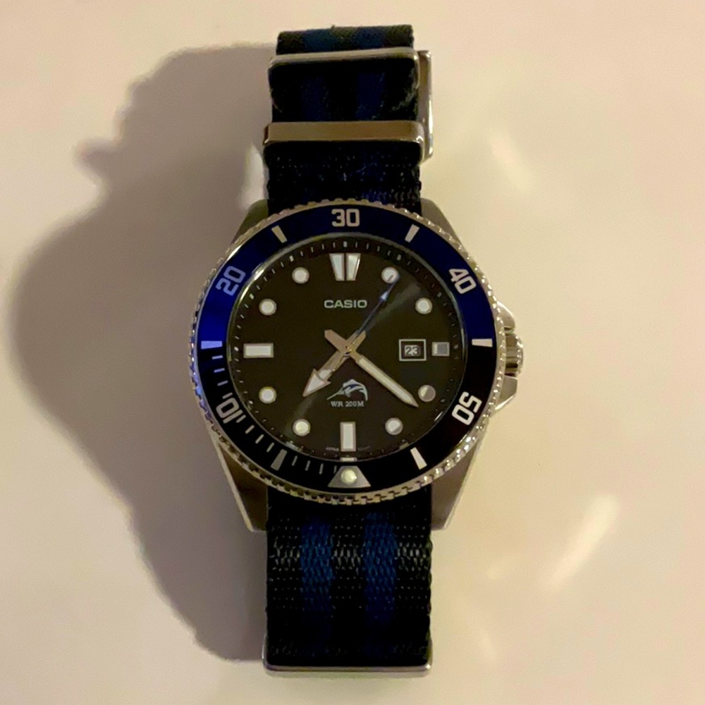 Casio Men’s Classic Dive Rotating Bezel 44mm Watch